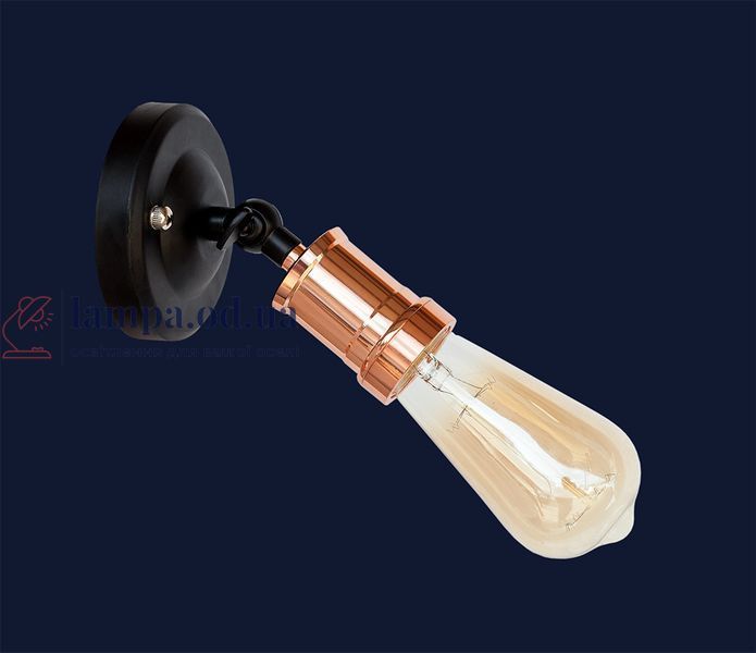 Настенное бра Levistella 752WA2006-1, E27, черный, розовое золото, для дома и зала LVS03931 фото