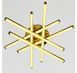Золотая потолочная LED-люстра Artlight W165/6GD 85 Вт, 3 режима света, 73&times;71 см, от 16-25 м&sup2; W165/6GD фото 4