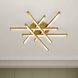 Золотая потолочная LED-люстра Artlight W165/6GD 85 Вт, 3 режима света, 73&times;71 см, от 16-25 м&sup2; W165/6GD фото 2
