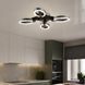 Світлодіодна люстра Splendid Ray L77046/4 LED (grey), сірий, білий, 40 Вт, від 8-16 м&sup2; 30437836 фото 1