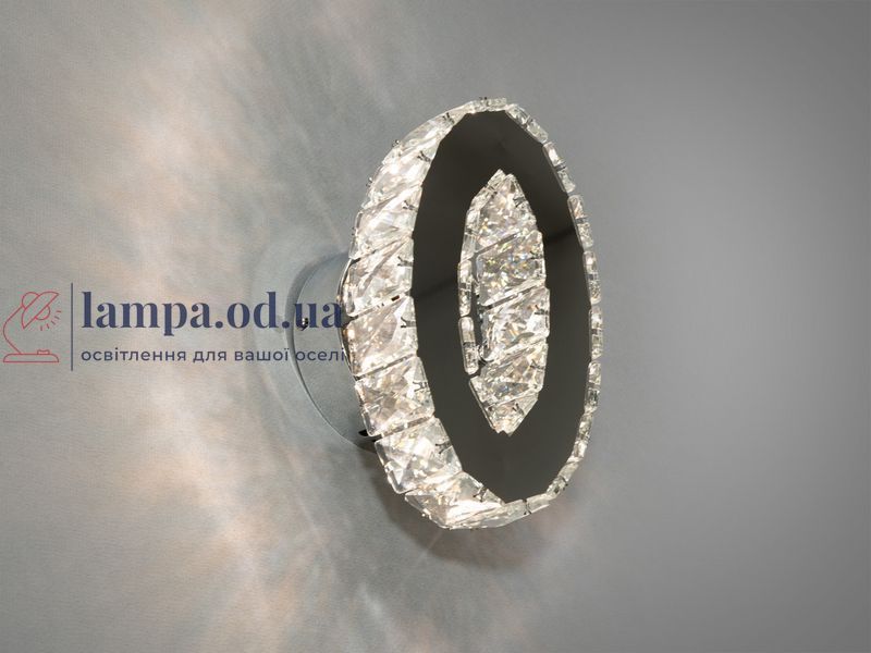 Настенный светильник LED Diasha 9604HR, 6W, хром, 23.5 см, современный стиль 9604HR фото