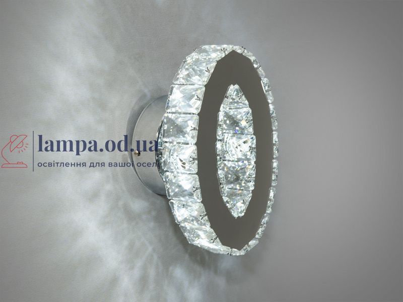 Настенный светильник LED Diasha 9604HR, 6W, хром, 23.5 см, современный стиль 9604HR фото