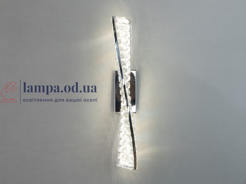 Настенный светильник LED Diasha 531/1B-500CH, 15W, хром, для коридора, гостиной, спальни, 825 лм, IP20 531/1B-500CH фото