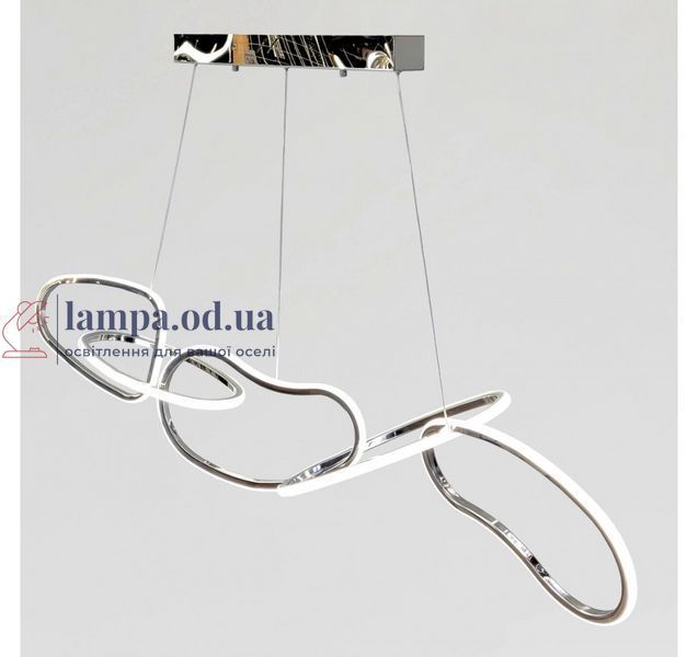 Подвесная светодиодная люстра Artlight 2305/5CH хромированная вытянутая с пятью фигурными LED элементами 86W 2305/5CH фото