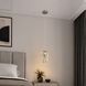 Одинарний кришталевий LED-підвіс Artlight 7715/1A BK, темний хром, 9 Вт 7715/1A BK фото 1