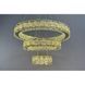 Люстра кольца Linisoln 7896-60*40*20 металл, хрусталь LED 80Вт 120-50 см 7896-60*40*20 фото 1