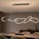 Подвесная светодиодная люстра Artlight 2305/5CH хромированная вытянутая с пятью фигурными LED элементами 86W 2305/5CH фото 1