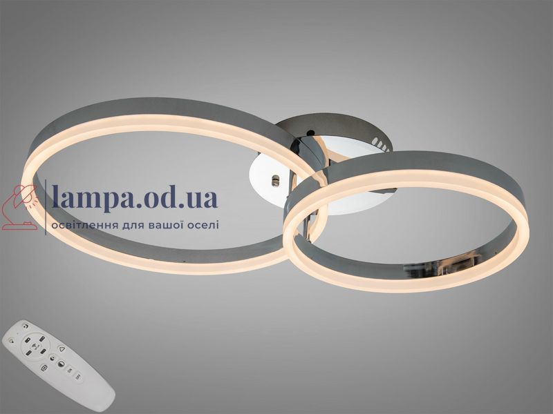 Стельова LED люстра Diasha 2539HR dimmer, хром, 50 Вт, от 10 до 16 м&sup2; 2539HR dimmer фото