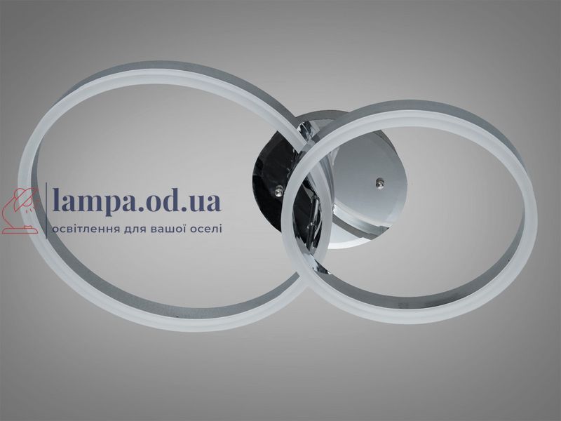 Стельова LED люстра Diasha 2539HR dimmer, хром, 50 Вт, от 10 до 16 м&sup2; 2539HR dimmer фото