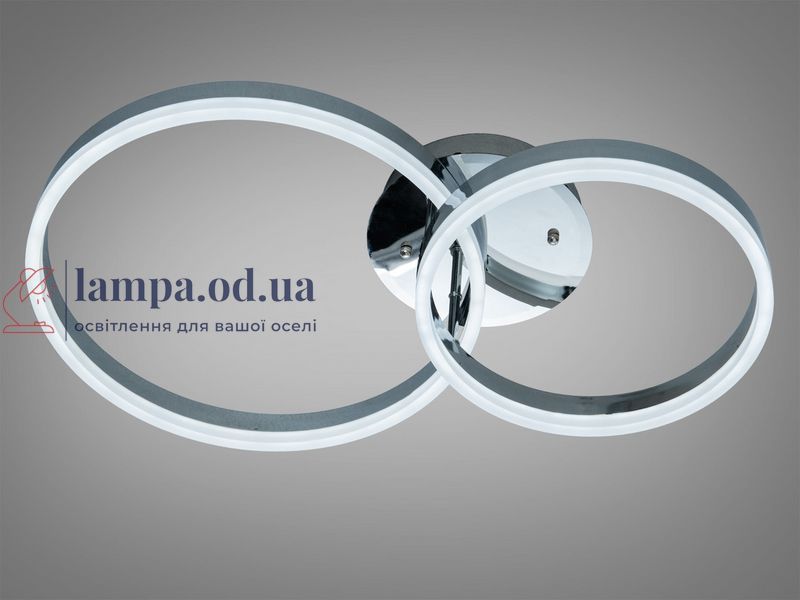 Стельова LED люстра Diasha 2539HR dimmer, хром, 50 Вт, от 10 до 16 м&sup2; 2539HR dimmer фото