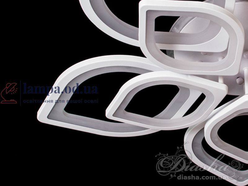 Потолочная светодиодная люстра с пультом Diasha 8073/5+5WH 3color LED dimmer 8073/5+5WH LED 3color d фото