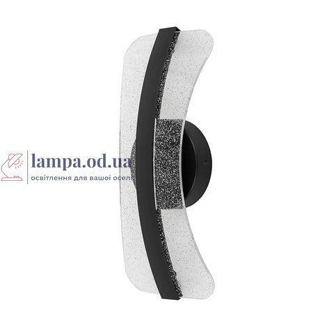 Бра настенное LED Levistella 796W6398 BK, 8W, черный металл, акрил, современный стиль LVS5822 фото