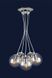 Світильник підвісний Levistella 756PR150F-5 CR+CL, 5 плафонів, E27, метал + скло, хром, сучасний стиль LVS2446 фото 2