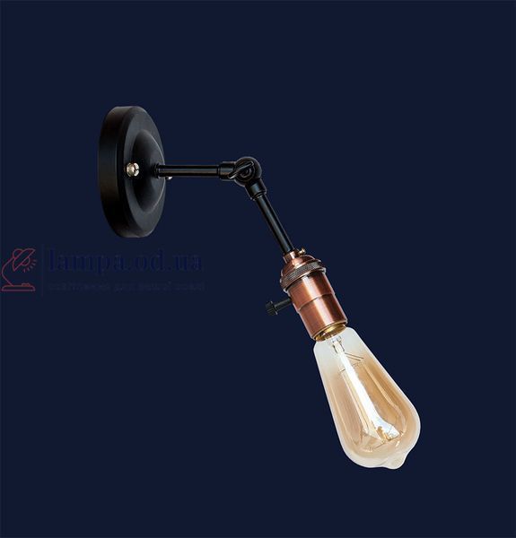 Настенное бра Levistella 752WF1905-1, E27, до 60W, черный, медный патрон, современный стиль для дома LVS04175 фото