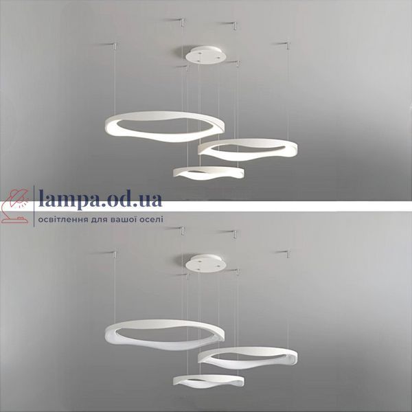 Підвісна LED-люстра Art 2460/420+520+620WH Art 2460/420+520+620WH фото