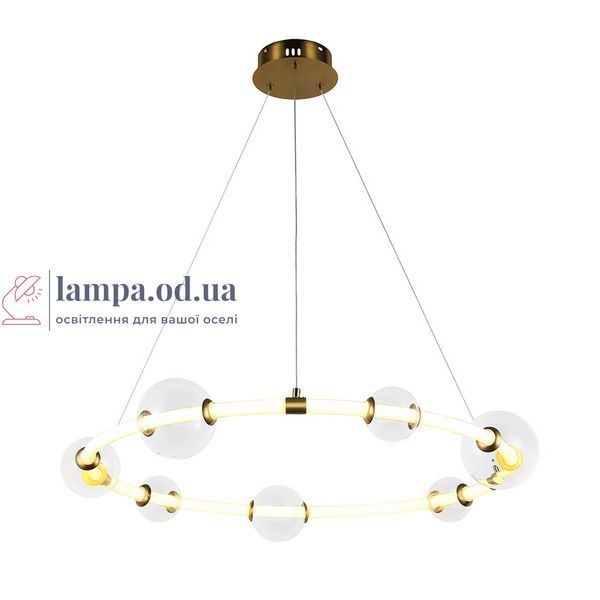 Люстра LED Levistella 7812021 (750) AB, 20W, 3000K, бронзовий, акрил, стельова LVS6112 фото