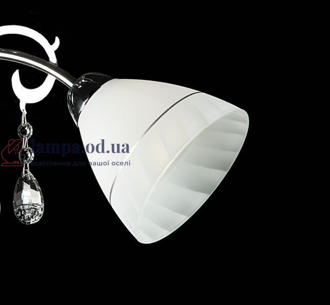 Люстра стельова Splendid Ray L80087/3 (CR), E27, 3 лампи, хром, білий, сучасний стиль 30399435 фото