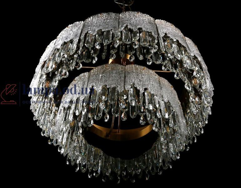 Люстра хрустальная Splendid Ray LMD29111/32, бронза, белый, 32 лампы, высота 75-145 см, диаметр 80 см 30430693 фото