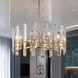 Кришталева люстра Splendid Ray LK1026/8 (SGD) золото, 8 ламп E14 30434468 фото 1