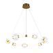 Люстра LED Levistella 7812021 (750) AB, 20W, 3000K, бронзовий, акрил, стельова LVS6112 фото 3