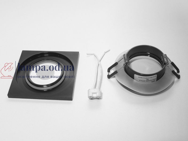 Точковий світильник вбудований Diasha QXL-1772-S-BK Aluminium, 40W, IP65, чорний, для коридору, вітальні, спальні QXL-1772-S-BK фото