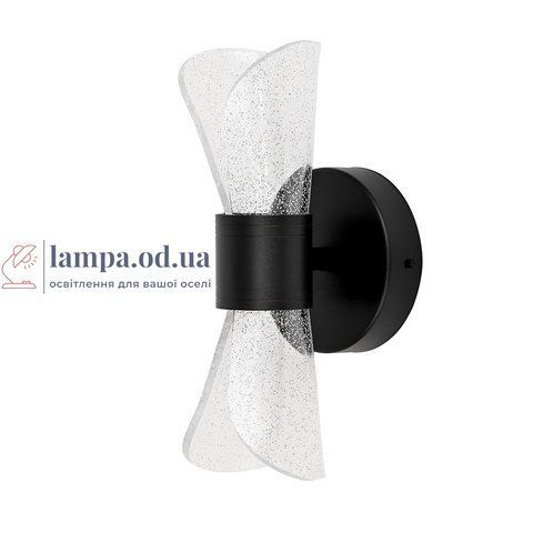Бра настінне LED Levistella 796W6081 BK, 8W, три режими кольору, чорний метал та акрил, для дому та зала LVS5831 фото