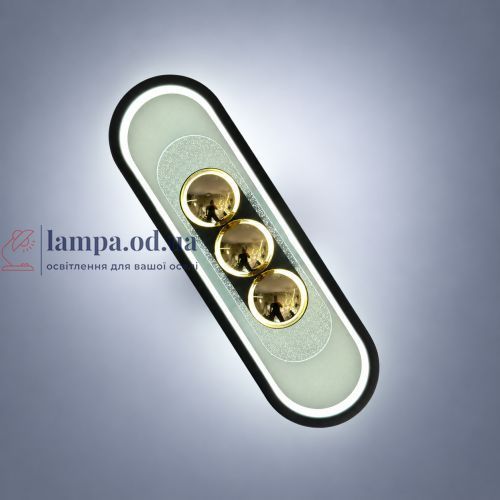 LED бра Linisoln 97864-400 FG, 18 Вт, чорний/золотистий, 40 см 97864-400 FG фото