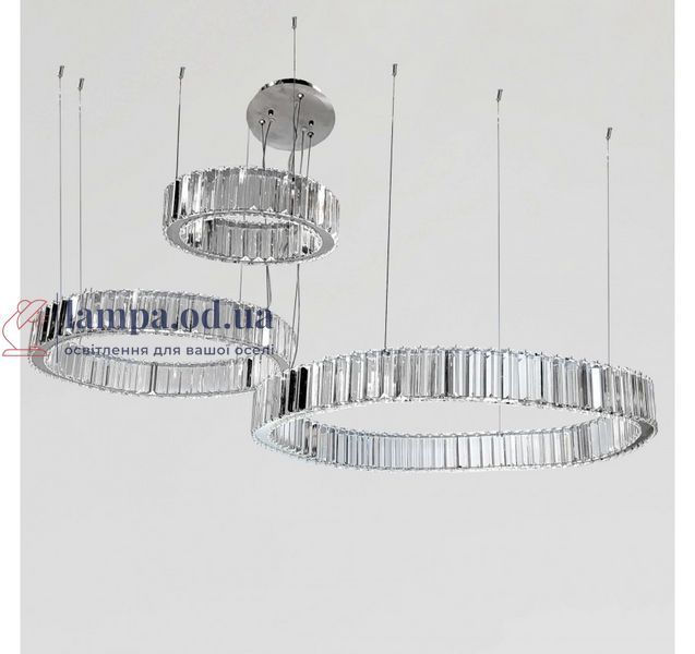 Светодиодная подвесная люстра Artlight 510578/30+50+70CH с тремя кольцами, 103 Вт, хром 510578/30+50+70CH фото