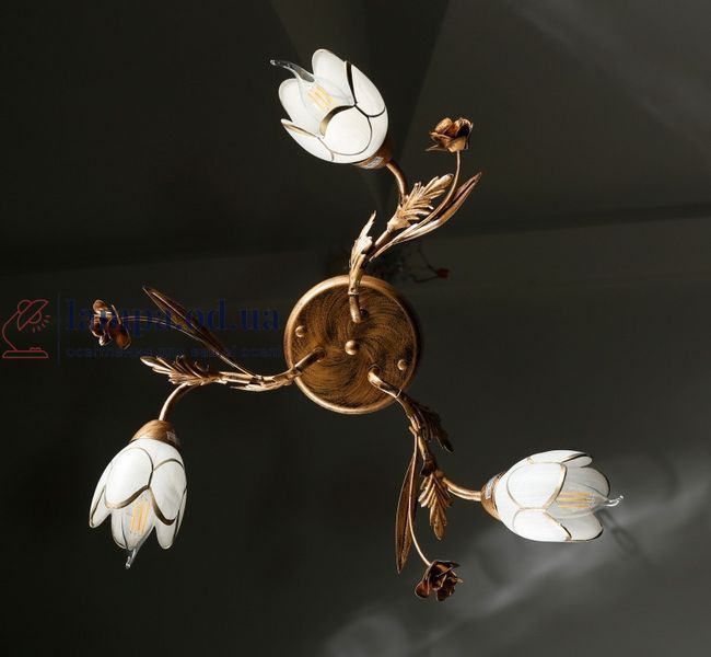 Люстра с плафонами Splendid Ray L90529D/3, 3 лампы, бронзовая, современный стиль, высота 20 см, диаметр 50 см 30211940 фото