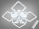 Потолочная LED-люстра Diasha H8060/4+4WH 135W, 60&times;60&times;14 см, 3 цвета света, белая H8060/4+4WH фото 2