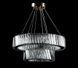 Люстра світлодіодна Splendid Ray L228/500+300/2 LED, 2 лампи, золота, біла, регульована висота 30-110 см 30432183 фото 2