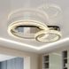 Потолочная LED люстра Diasha A8811/600+400B два кольца 120 Вт хром A8811/600+400B фото 1