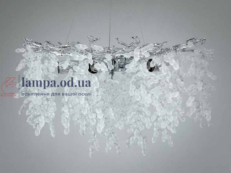 Подвесная люстра Глициния Diasha P8088/D500HR хром 52 см 6xE14 P8088/D500HR фото