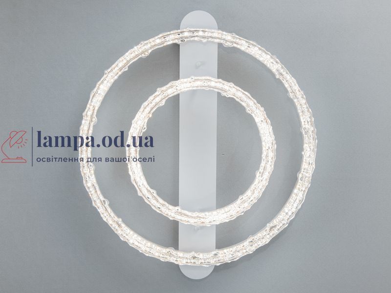 Потолочная акриловая люстра Diasha MX78203/500+300WH для современного интерьера MX78203/500+300WH фото