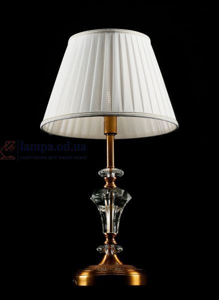 Настільна лампа з плісированим абажуром Splendid Ray NTL4629-1 (COPPER) (A+B), E14, 40 Вт, бронза, 58 см 30437751 фото