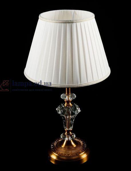 Настільна лампа з плісированим абажуром Splendid Ray NTL4629-1 (COPPER) (A+B), E14, 40 Вт, бронза, 58 см 30437751 фото