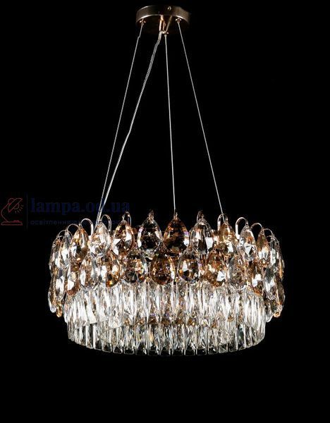 Подвесная хрустальная люстра Splendid Ray L5749-500/5 (FGD), золото, 5 ламп E14, от 10-18 м&sup2; 30438288 фото