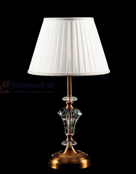 Настільна лампа з плісированим абажуром Splendid Ray NTL4629-1 (COPPER) (A+B), E14, 40 Вт, бронза, 58 см 30437751 фото