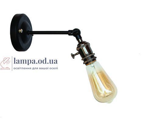 Настенное бра Levistella 752WC1504-1, E27, 60W, черный металл, современный стиль для дома и зала LVS04049 фото