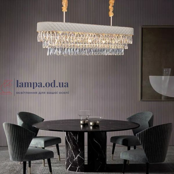 Овальная хрустальная люстра Art 88205/80*35WH Art 88205/80*35WH фото