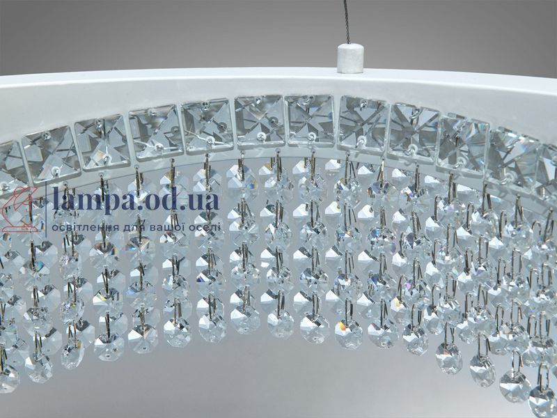 Елегантна підвісна LED люстра Diasha P7027/D500WH біла 58W до 20 м2 P7027/D500WH фото