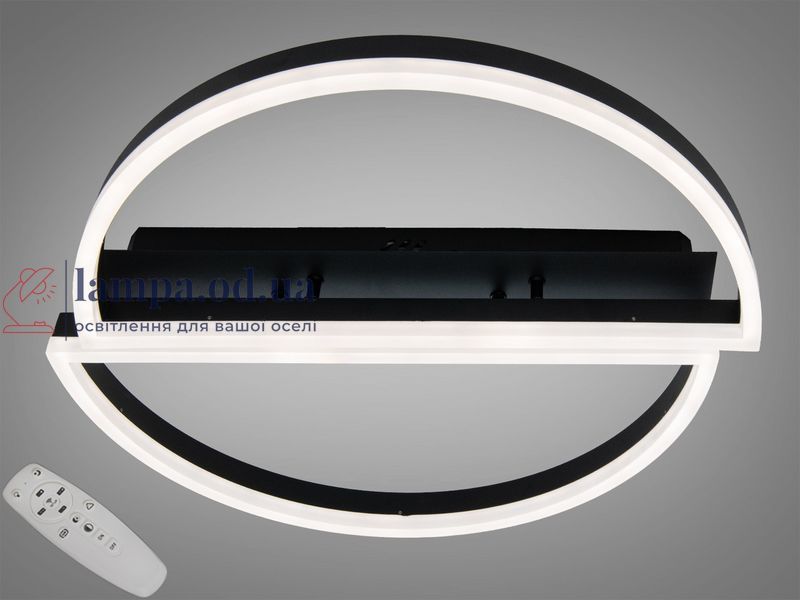 Стельова LED люстра Diasha 2545BK dimmer, чорна, 58 Вт, от 10 до 16 м&sup2; 2545BK dimmer фото
