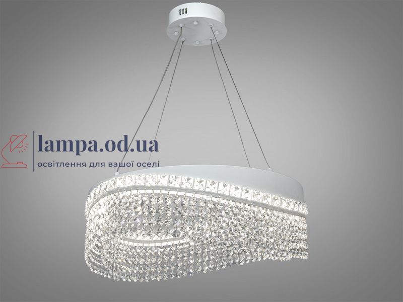 Елегантна підвісна LED люстра Diasha P7027/D500WH біла 58W до 20 м2 P7027/D500WH фото