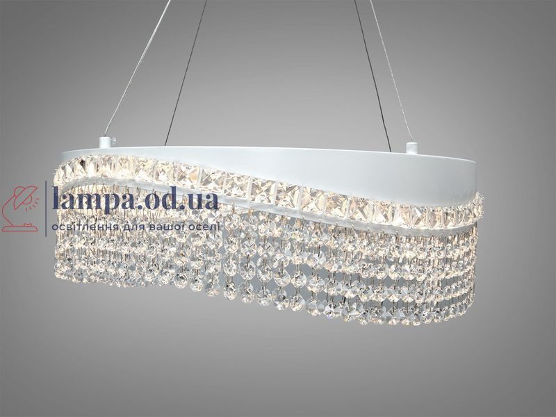 Елегантна підвісна LED люстра Diasha P7027/D500WH біла 58W до 20 м2 P7027/D500WH фото