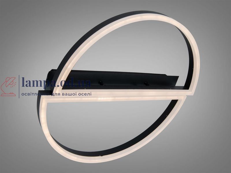 Стельова LED люстра Diasha 2545BK dimmer, чорна, 58 Вт, от 10 до 16 м&sup2; 2545BK dimmer фото