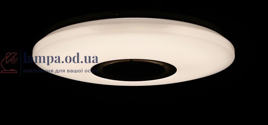 Люстра стельова LED Splendid Ray LY8339/24W*2, 48W, білий, 40 см, з пультом і Bluetooth, сучасний стиль для дому 30382381 фото