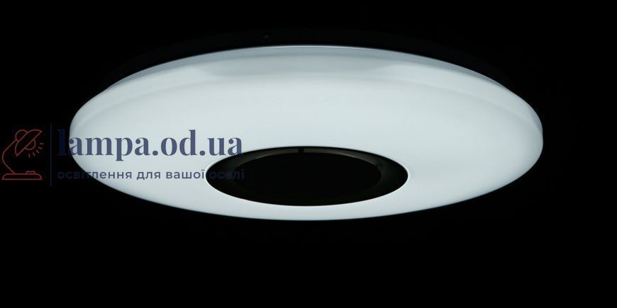 Люстра стельова LED Splendid Ray LY8339/24W*2, 48W, білий, 40 см, з пультом і Bluetooth, сучасний стиль для дому 30382381 фото