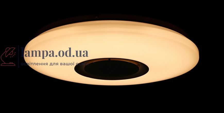 Люстра стельова LED Splendid Ray LY8339/24W*2, 48W, білий, 40 см, з пультом і Bluetooth, сучасний стиль для дому 30382381 фото
