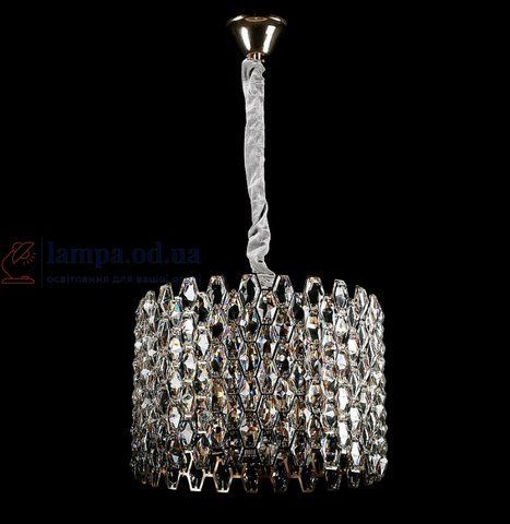 Кришталева люстра Splendid Ray L93305/400/5 (SGD) &mdash; підвісна люстра в золотому кольорі з кришталевими гранями 30427406 фото