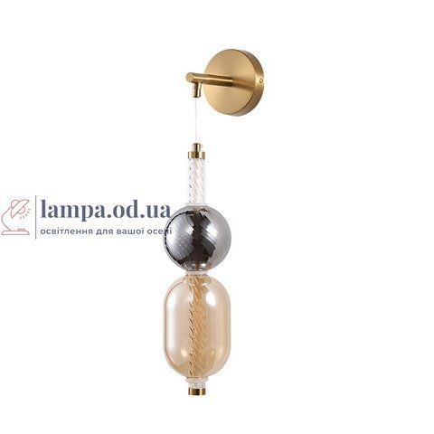 Бра настінне LED Levistella 788W39327 AB+SM+AM, 5W, 4000K, абажур, сучасний стиль LVS5477 фото
